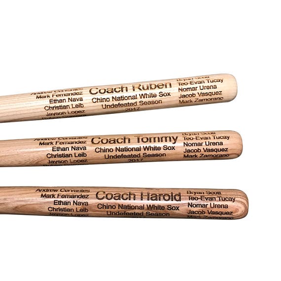 Personalized Mini Baseball Bat Kid's Sport Trophy Etsy