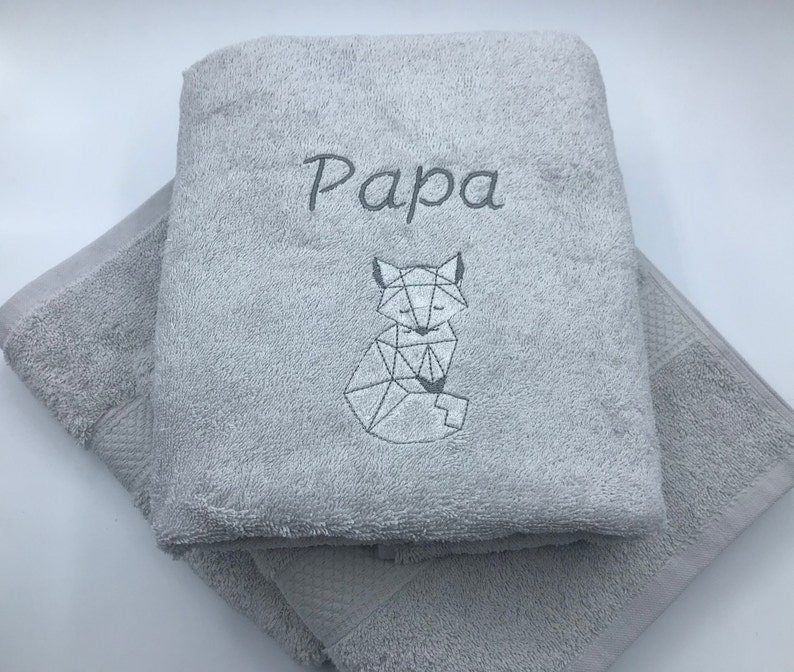 Personalized embroidered bath towel image 5