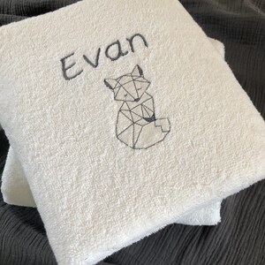 Personalized embroidered bath towel image 10