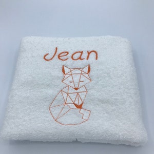 Drap de bain personnalisé brodé image 9