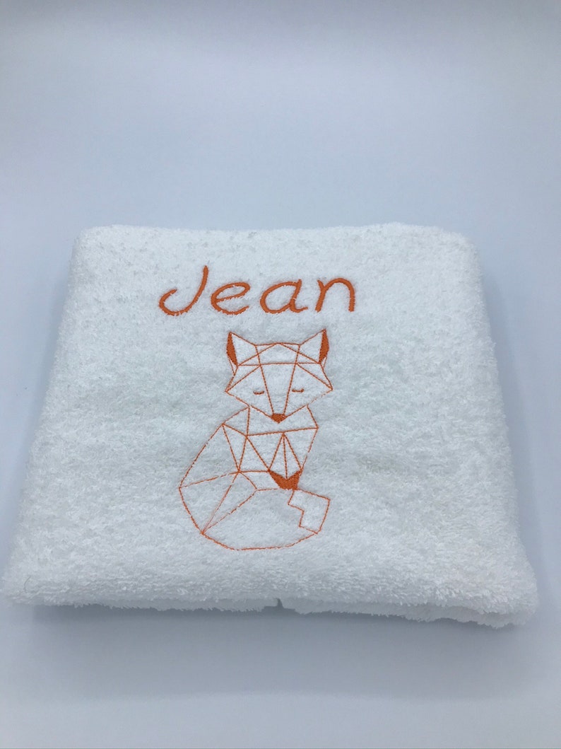 Drap de bain personnalisé brodé image 9