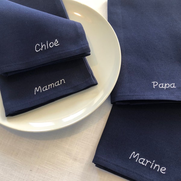 Shop Embroidered Napkins Etsy