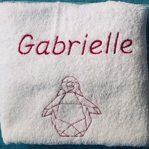 Personalized embroidered bath towel image 7