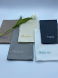 Personalized embroidered napkin