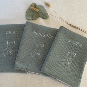 Personalized embroidered health book cover image 5