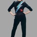 Ziggy Stardust Velvet Jumpsuit in Black 