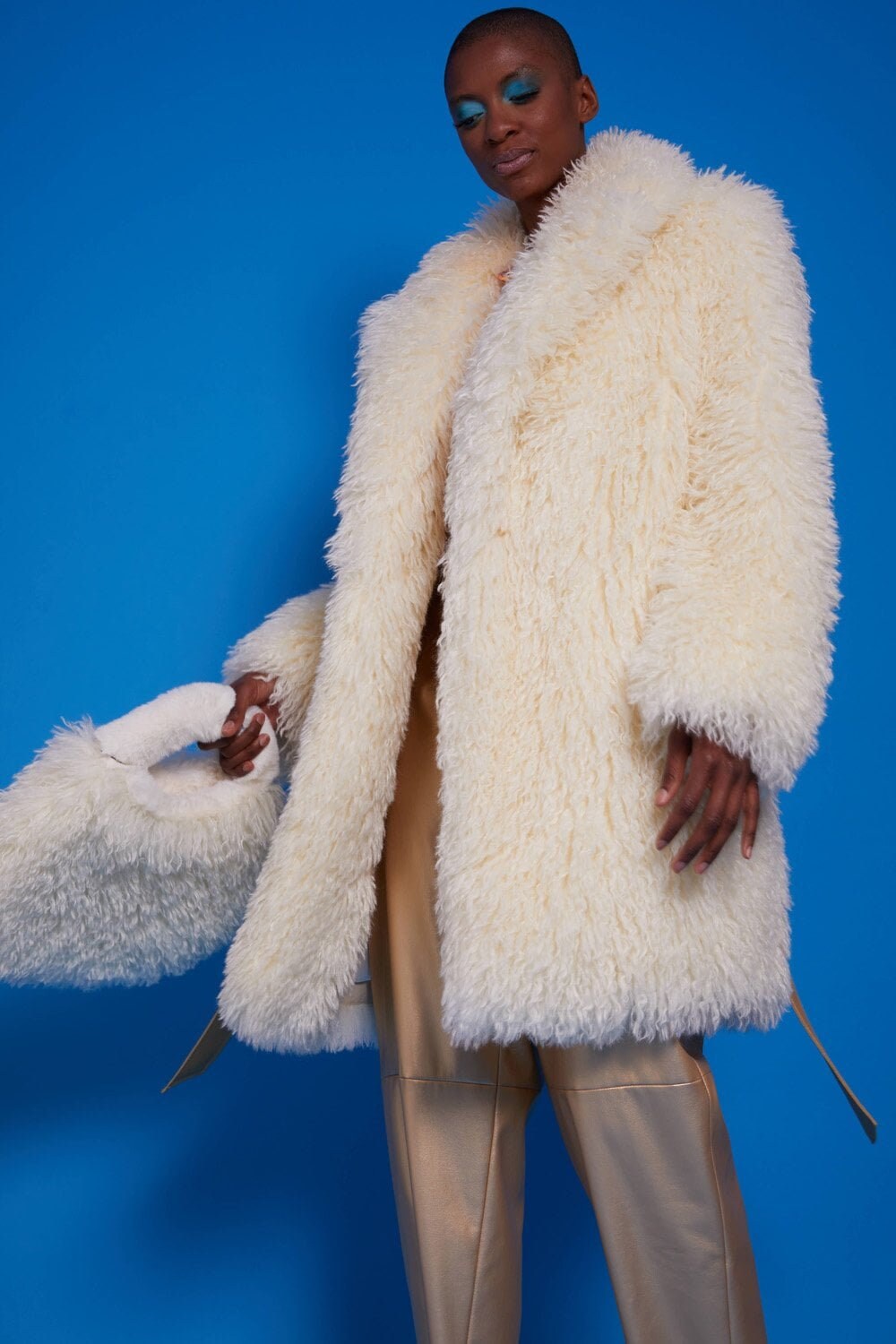 Huggy Bear Bamboo Blend Faux Fur Shearling Coat - Etsy
