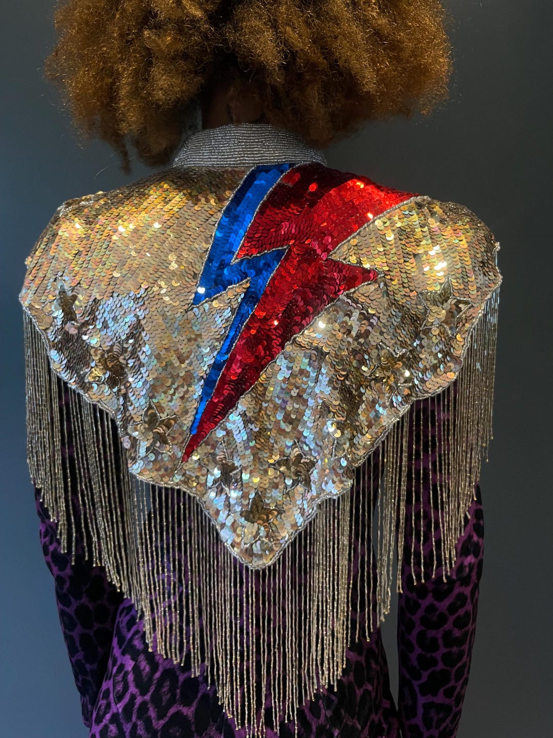 Ziggy Zap Sequin Cape One Size - Etsy
