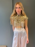 Gold Cleo Sequin Cape – Disco, Festivals & Party Ready