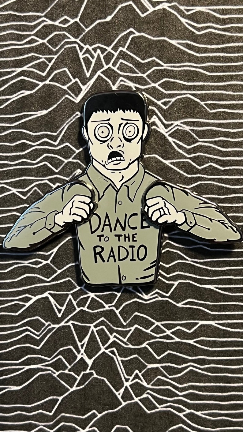 Dancing Ian Curtis MOVING enamel pin Joy Division 2 image 4