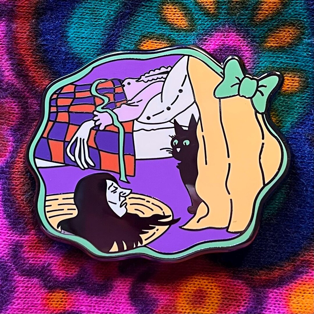 The Green Ribbon Story Enamel Pin - Etsy