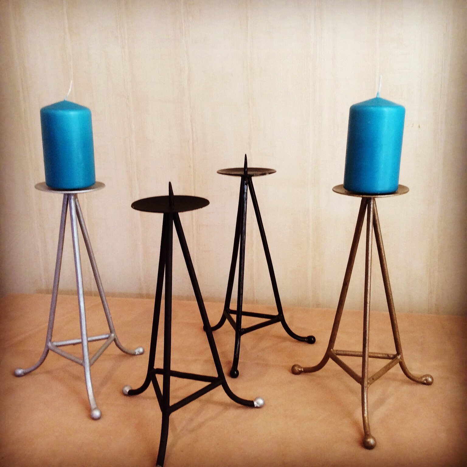 Tripod pillar candle holder birthday gift new home gift Etsy