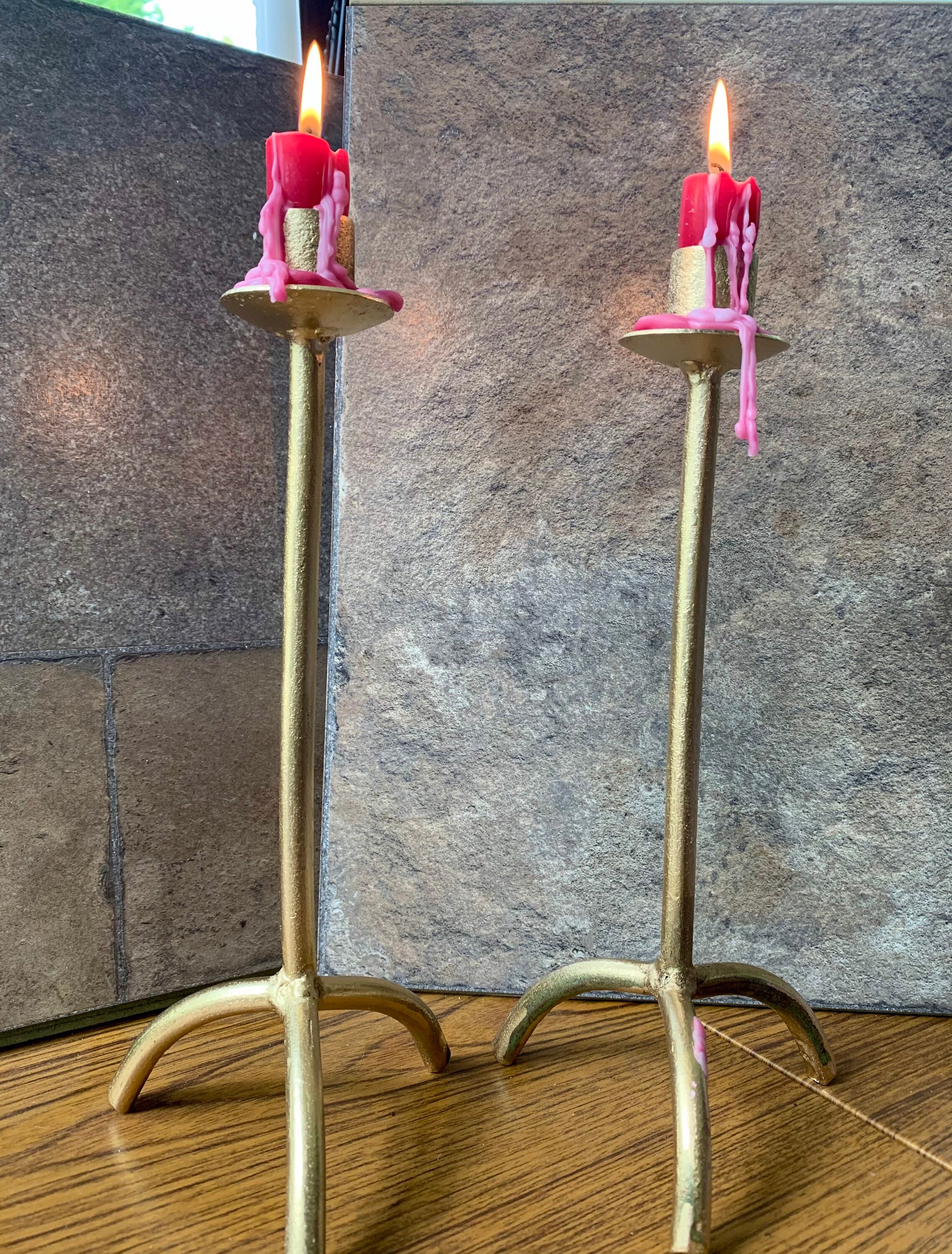 Metal indoor or Outdoor candle holder dinner table candle Etsy Polska