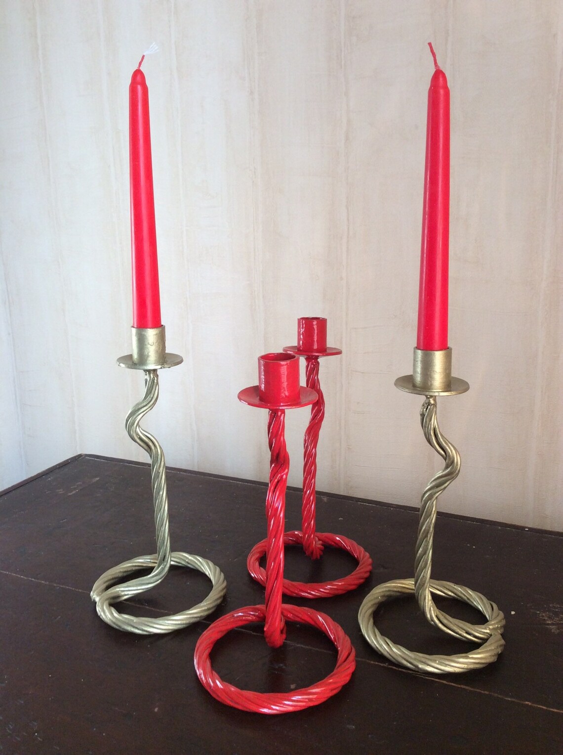 Wire Rope Candle Holders Wire Rope Candle Sticks Birthday Etsy UK