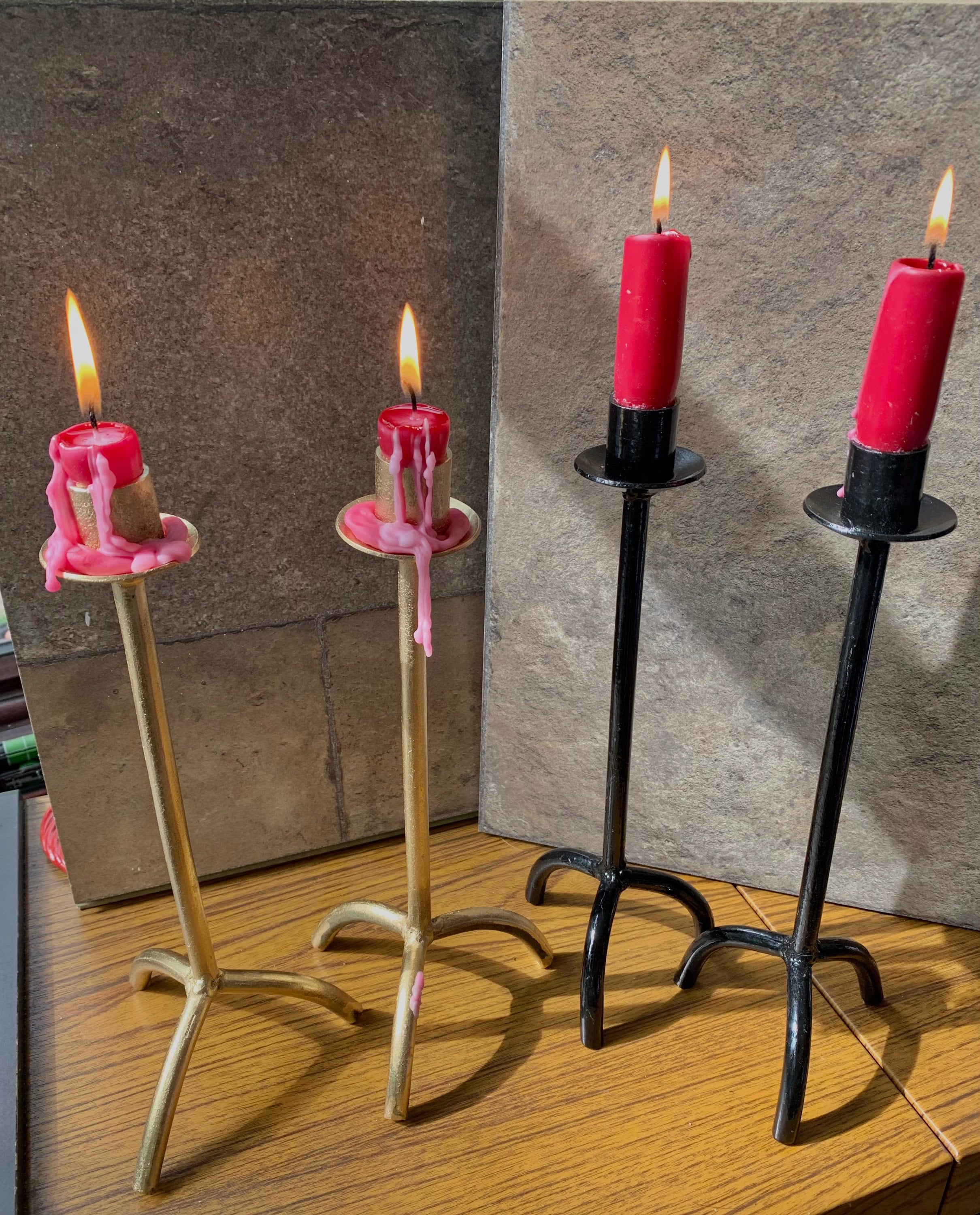 Metal indoor or Outdoor candle holder dinner table candle Etsy Polska