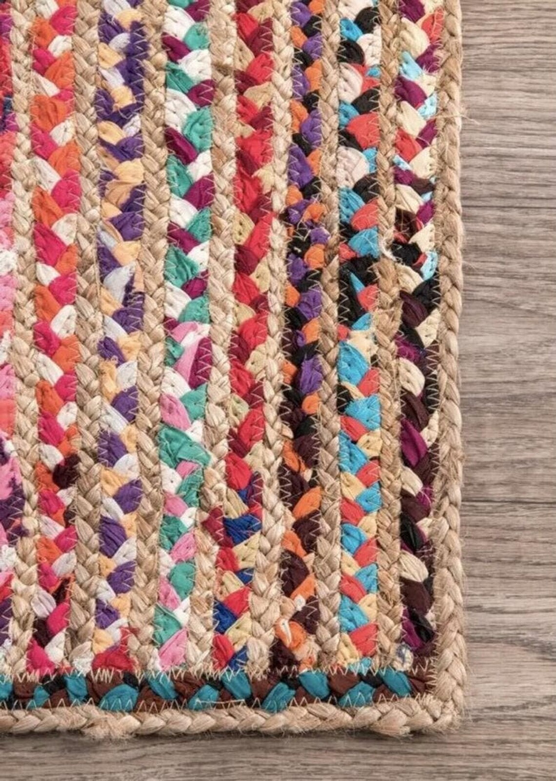 Handmade Chindi Rag Runner Rug, Bohemian Cotton Rug - Etsy
