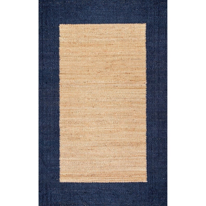 Indian Jute Hemp Rug Handwoven Rug Patio Rug/dining Room Etsy