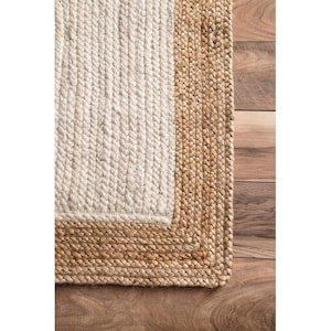 Natural Jute Runner Rug | Custom size jute runner | Handmade Hand Braided Jute Runner Rug