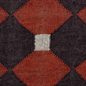 Kilim Rug, Handwoven, Wool and Jute Rug Handmade, Kilim Dhurrie Rug, Traditional Indian Jute Area Rug image 3