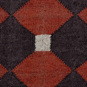 Kilim Rug, Handgeweven, Wol en Jute Rug Handgemaakt, Kilim Dhurrie Rug, Traditionele Indiase Jute Area Rug afbeelding 3