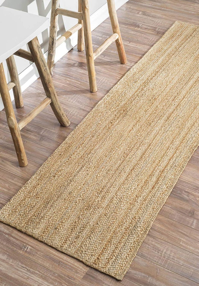 Natural Fiber Jute Rug for Living Room Outdoor Patio Braided Etsy