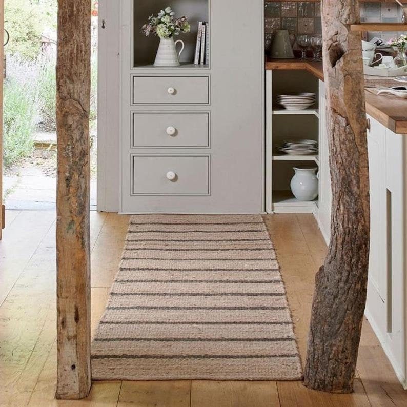 Indian Jute Hemp Rug Handwoven Rug Patio Rug/dining Room Etsy