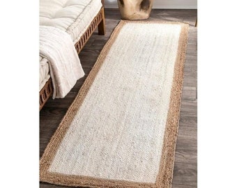 Indian Hand Woven jute rug runner rugs,living room rug,Bedroom rug, Bohemian Jute Area Rug,living room rug,area rug