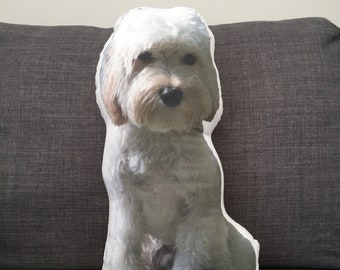 Pet Portrait Pillow Custom pet pillow Personalised pillow Personalized gift Gift for women Home decor Pet gift Photo pillow Stuffed animal