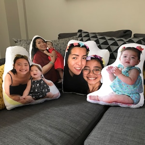 Double Sided Custom photo Pillow Pet Cushion Personalised portrait, Full Body Shaped Cushion,Dog,Cat Memorial Handmade Gift by mypillowheads