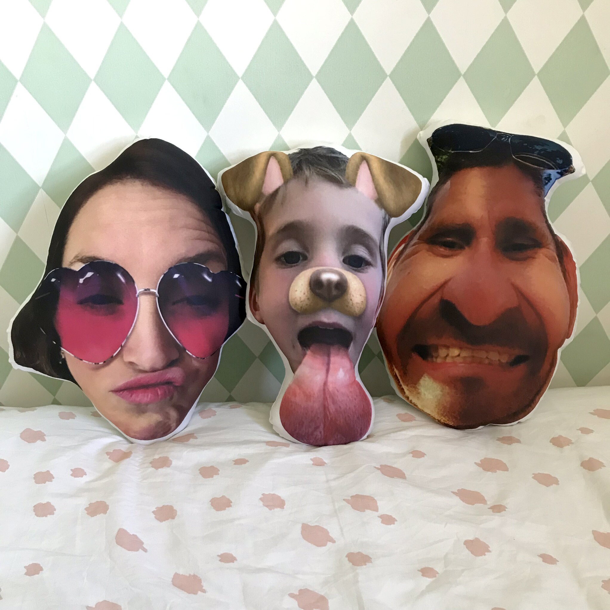 Snapchat Pillowhead Snapchatters Custom photo pillows Etsy