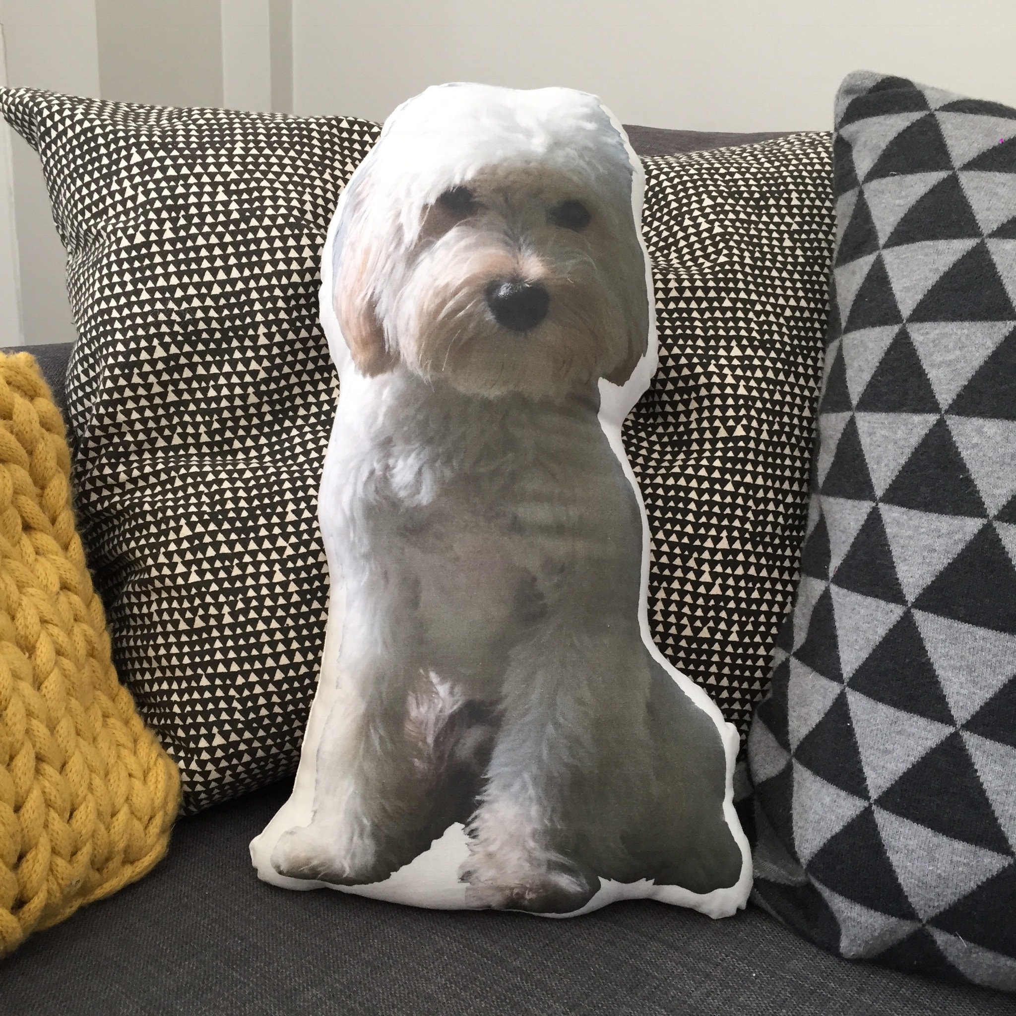 Custom Dog pillow Pet Portrait Pillow Personalised pillow Etsy