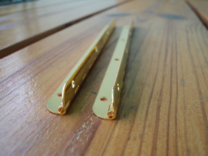 150 mm x 9 mm hinges piano 90 degrees colored gold strip Etsy