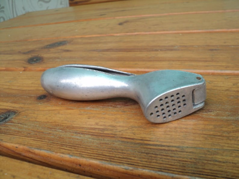 Garlic Press Vintage Garlic Press Kitchen Tool Garlic Etsy