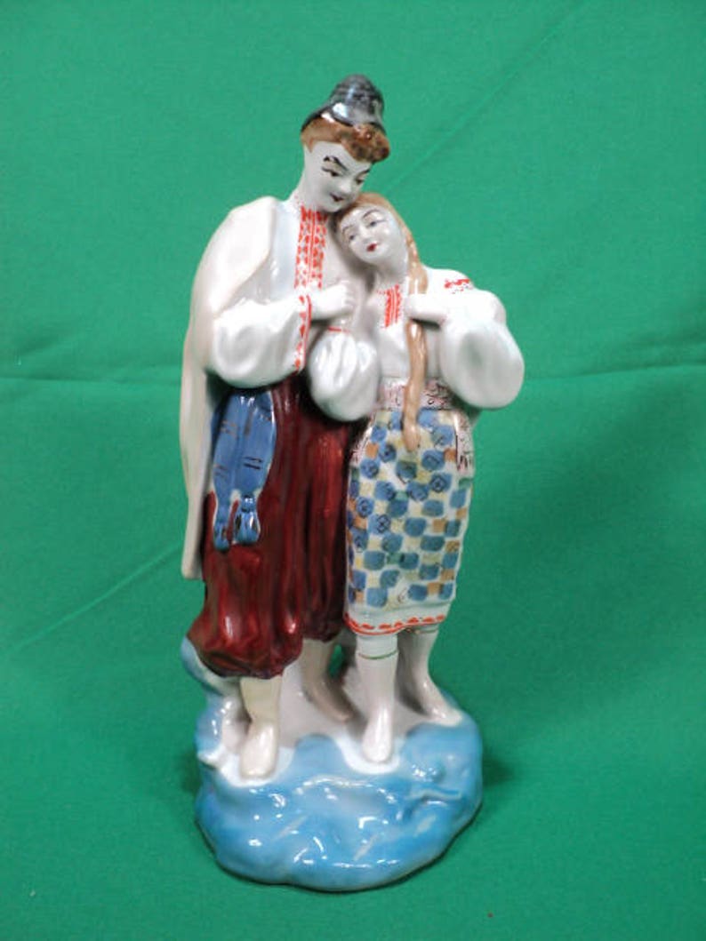 USSR Vintage Porcelain Figurine May night RUSSIAN Ukrainian Etsy