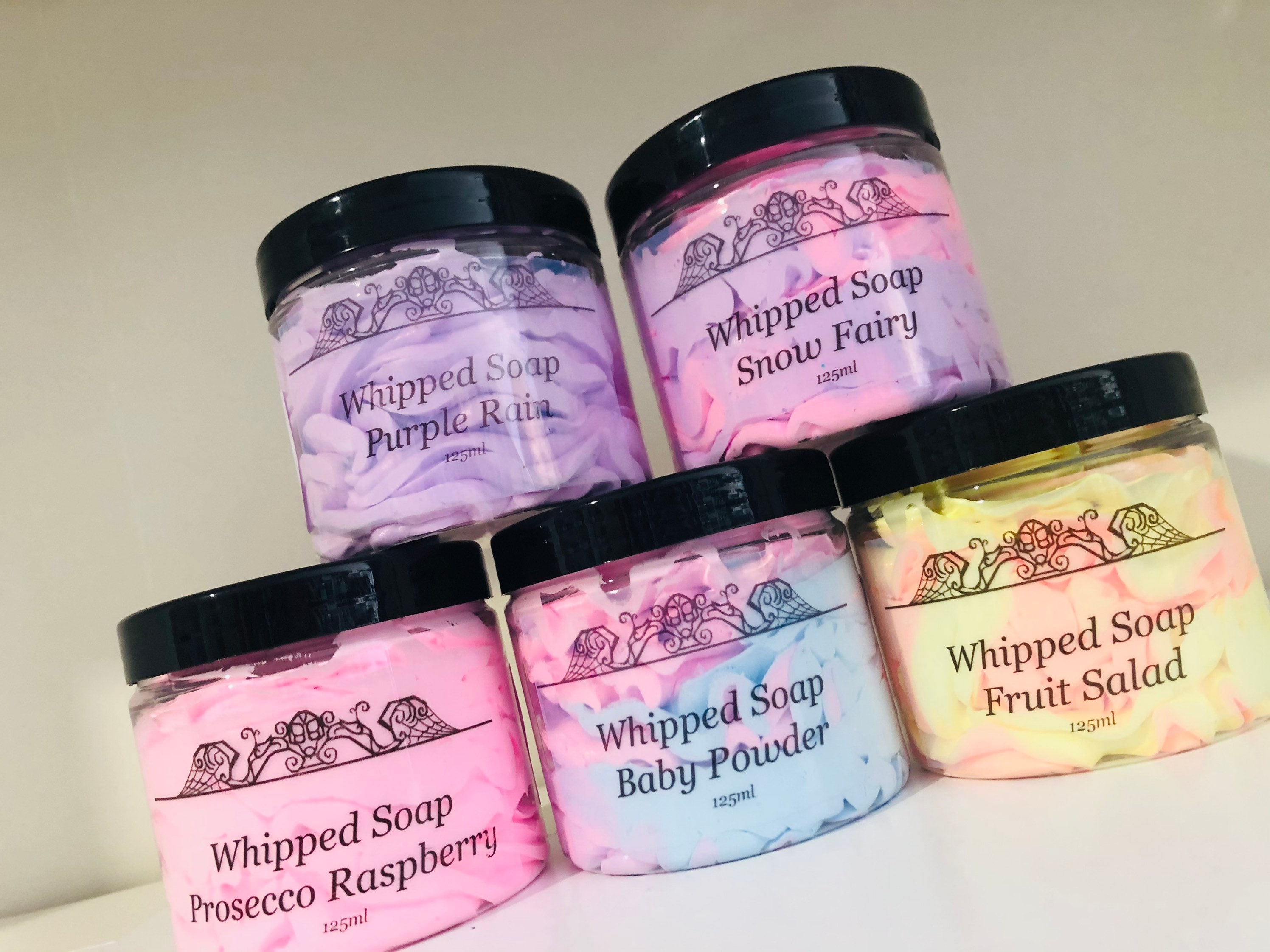 Whipped Soaps 10 Different Scents 125ml Etsy