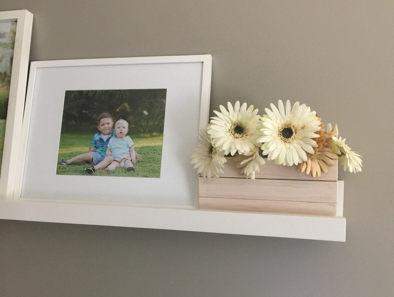 Wood Hanging Wall Box Wooden Decor