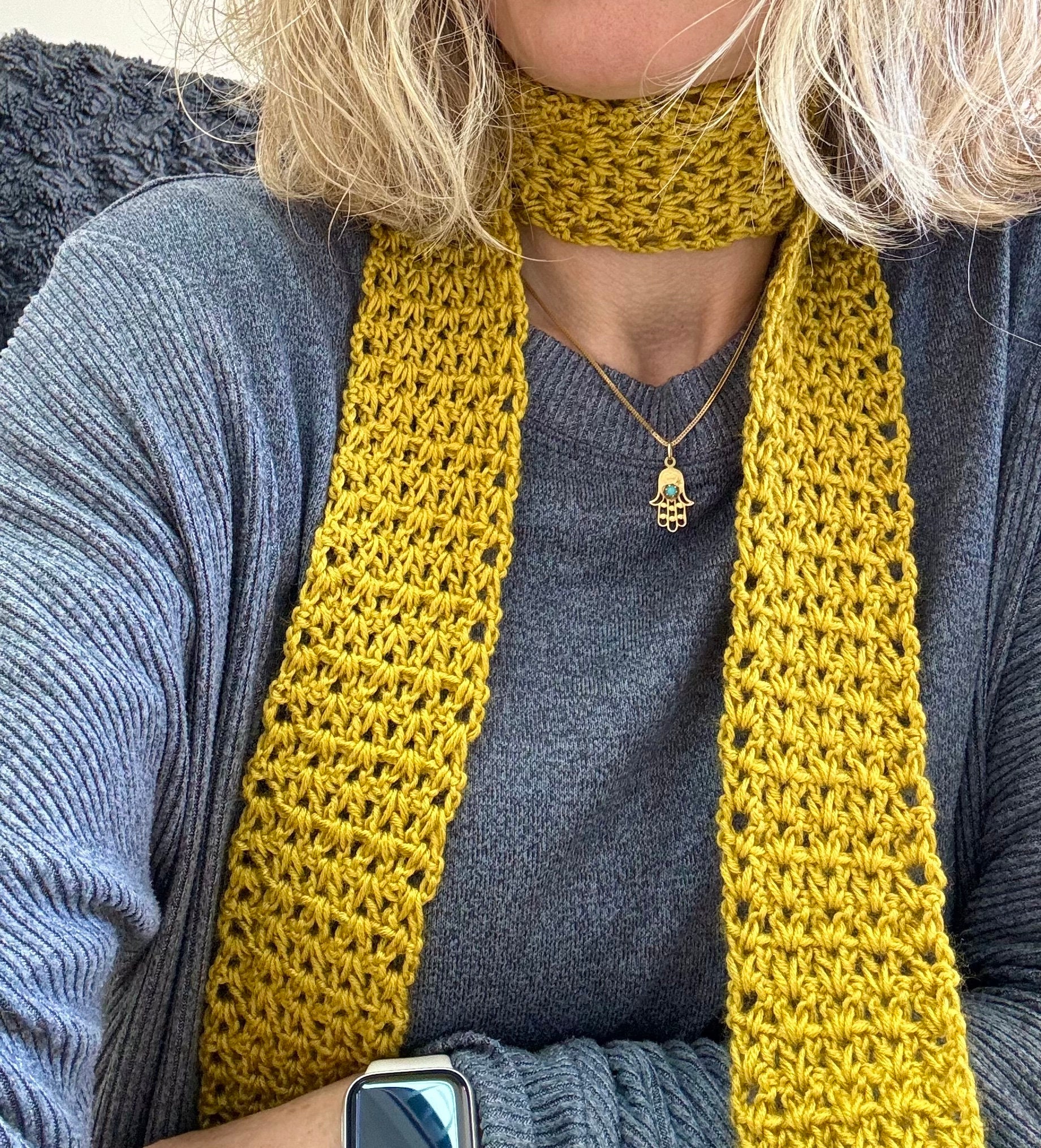 34 Crochet V-Stitch Patterns You Won't Want To Miss 13 Crochet Dolly Scarf Pattern: Lacy V-Stitch Neck Kerchief