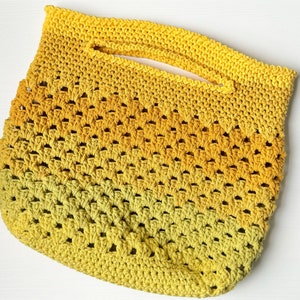 Granny Crochet Bag Pattern: Seamless Market Tote (PDF Pattern)