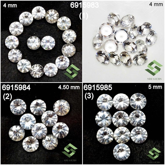 White sapphire hotsell loose gemstones