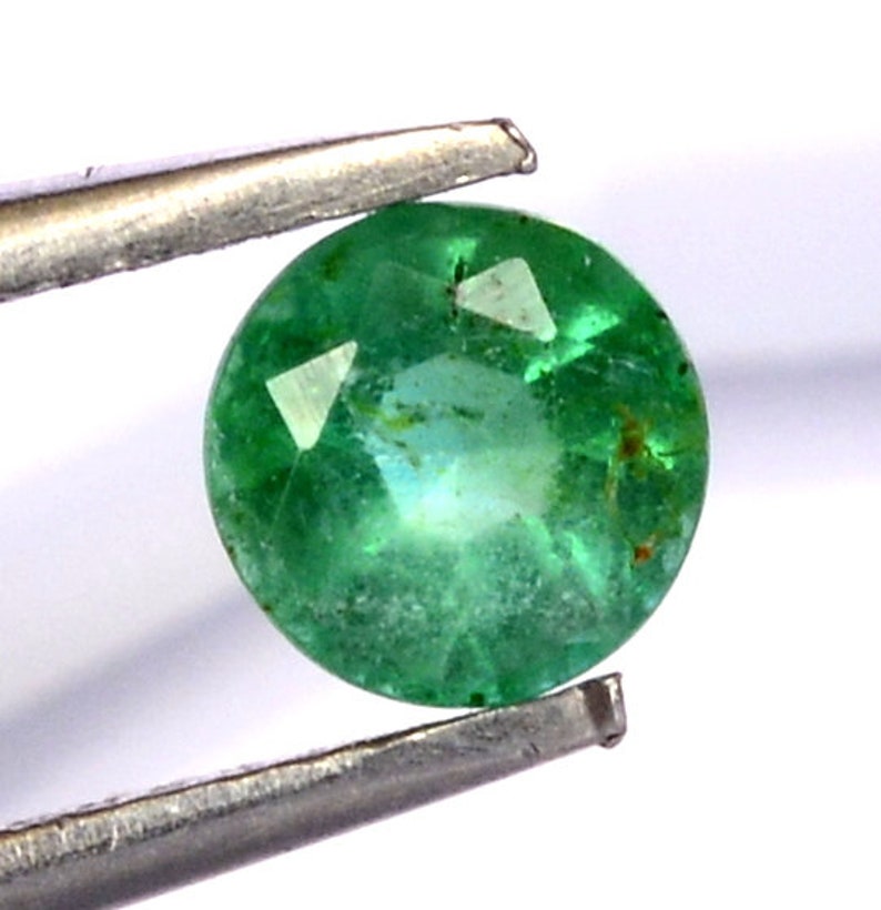 Certified Natural Emerald Round Cut 4.50 mm 0.39 Cts Lustrous Loose Gemstone