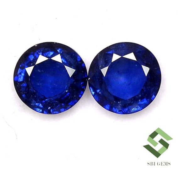1.44 Ct Blue Spphire Round Loose Gemstone For Sle t 1stDibs
