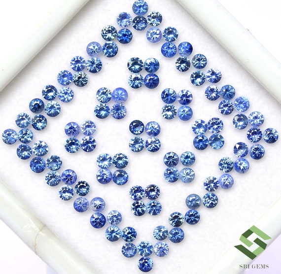 Pietre Preziose Di Topazio Calibrato Sciolto, Gemme Calibrate Blu E - Foto 4