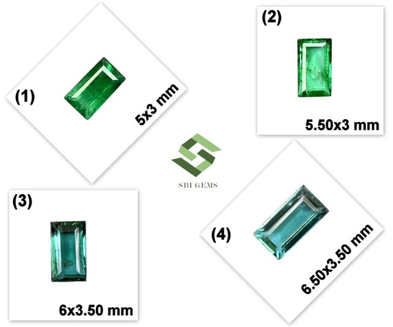 Baguette cut shop gemstones