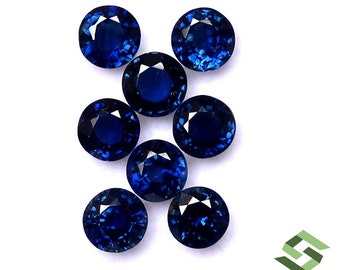 Pietre Preziose Di Topazio Calibrato Sciolto, Gemme Calibrate Blu E - Foto 8