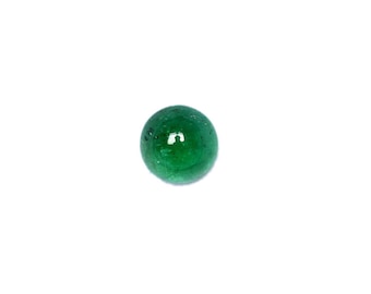 7 mm tot 8,50 mm gecertificeerde natuurlijke smaragd ronde cabochon onbehandelde losse edelstenen