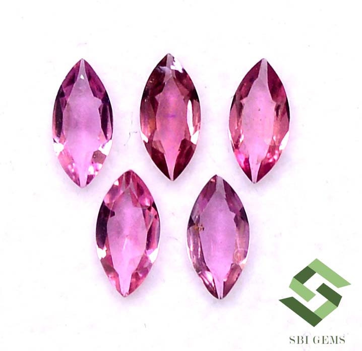6 x 3 mm 天然ピンクトルマリンマーキスカット宝石：5個入り - Etsy 日本