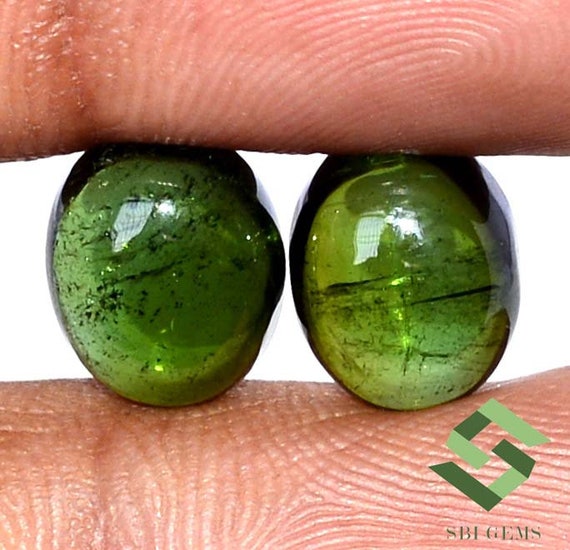 Green tourmaline best sale cabochon