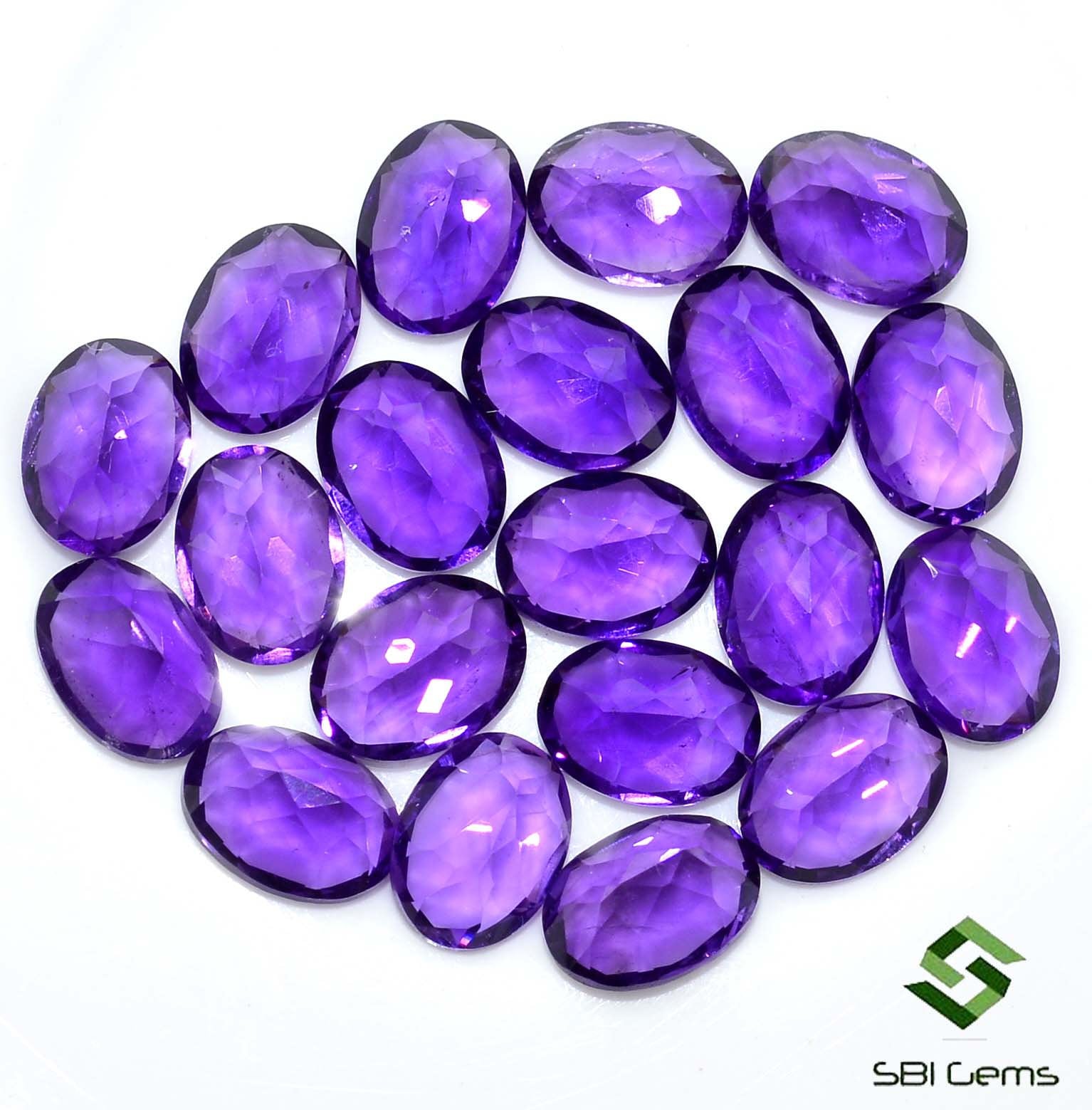 Améthyste Calibrée En Vrac - Pierres Violettes Taillées émeraude, Qualité Excellente