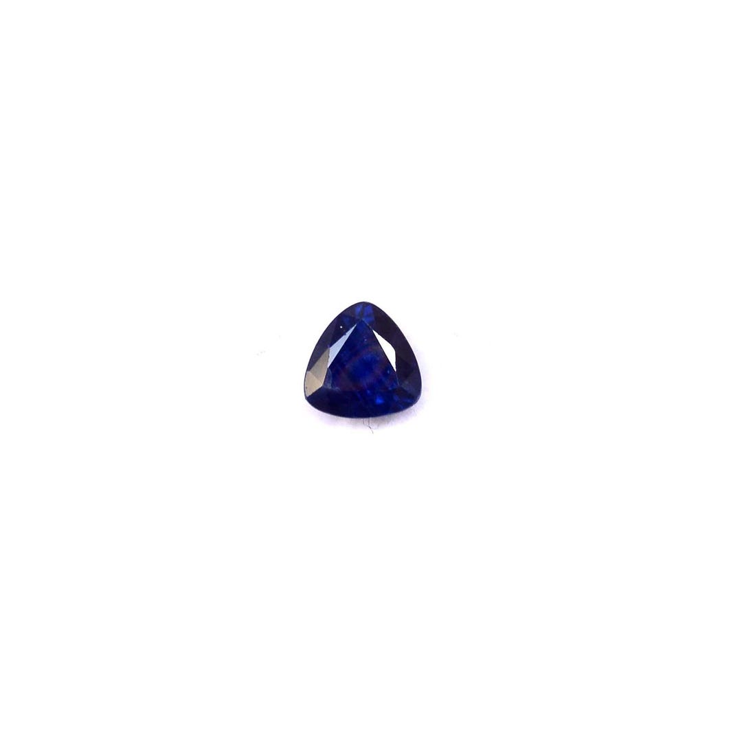 Saphir Bleu Naturel 6,60 Carats - Taille Émeraude - Pur à La Loupe - Certifié AGSL - Sri Lanka