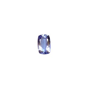 7.50x5 mm Certified Natural Tanzanite Cushion Cut 1.06 CTS Faceted Lustrous Loose Gemstone